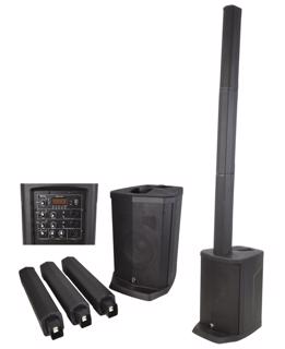 350W Column Array PA System with Bluetooth, Mic Inputs & 8 Subwoofer